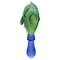 Laad de afbeelding in de Gallery-viewer, Braids of Avatar Sandblasted Glass Hand Pipe - 5.75"
