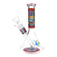 Laad de afbeelding in de Gallery-viewer, Pulsar Design Series Flared Beaker Glass Water Pipe