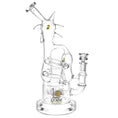 Laad de afbeelding in de Gallery-viewer, Lookah Glass Chicken Recycler Water Pipe | 12.25" | 14mm F
