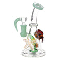 Load image into Gallery viewer, Pulsar Just Keep Swimming Glass Water Pipe - 6.5"