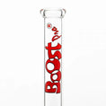 Laad de afbeelding in de Gallery-viewer, Boost | 17" Red Beaker Base Glass Water Pipe