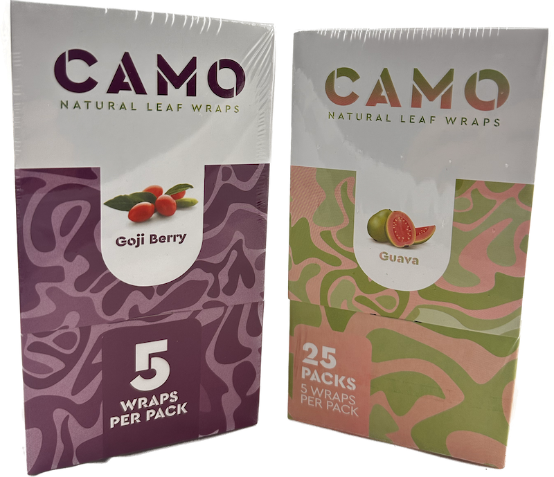 CAMO Natural Tea Leaf Blunt Wrap (doos met 2 smaken)