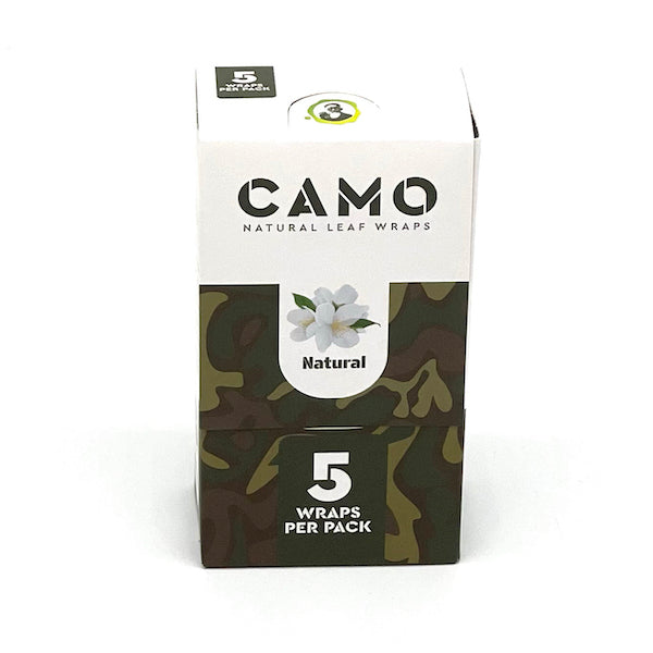 CAMO Natural Tea Leaf Blunt Wrap (doos met 2 smaken)