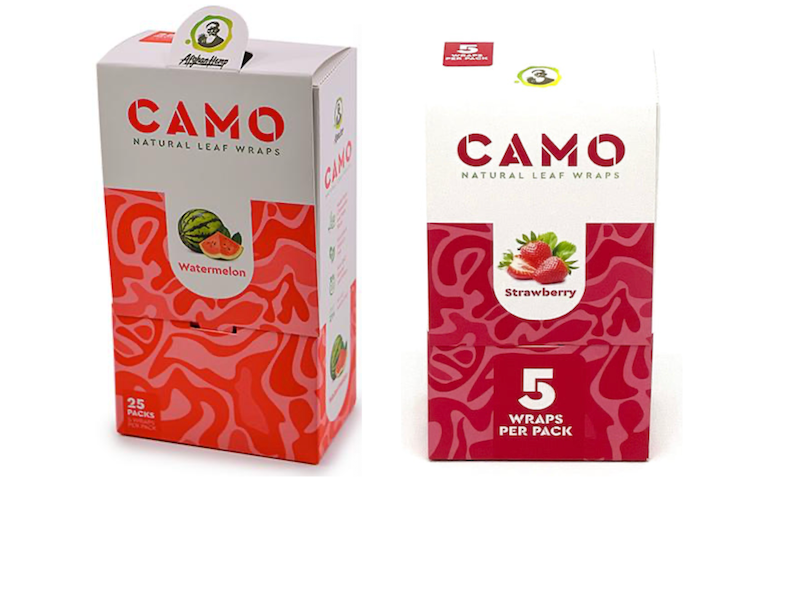 CAMO Natural Tea Leaf Blunt Wrap (doos met 2 smaken)