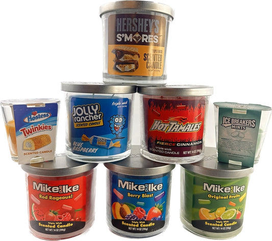 RARE Limited Edition Licensed Candles (8 pack)