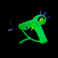 Load image into Gallery viewer, Space Out Ray Gun Torch Lighter - Glow Green