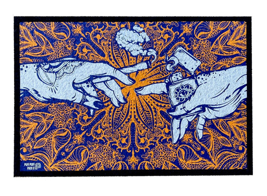 Puff & Pass UV Moodmat - Oranje