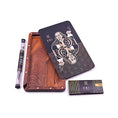 Laad de afbeelding in de Gallery-viewer, Benji - Notenhouten dienblad met magnetische dekselset