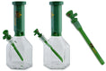 Laad de afbeelding in de Gallery-viewer, MK Glass Geometric Heaxagon Water Pipe