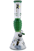 Laad de afbeelding in de Gallery-viewer, MK Glass Grenade Water Pipe