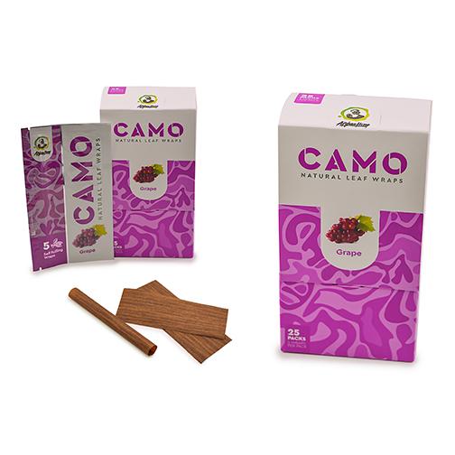 CAMO Natural Tea Leaf Blunt Wrap (doos met 2 smaken)