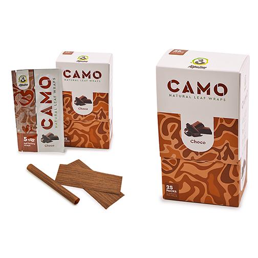 CAMO Natural Tea Leaf Blunt Wrap (Box of 2 Flavors)