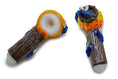 Laad de afbeelding in de Gallery-viewer, Clay Honeycomb Handpipe