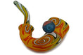Laad de afbeelding in de Gallery-viewer, Sherlock Wig Wag Color Glass Pipe