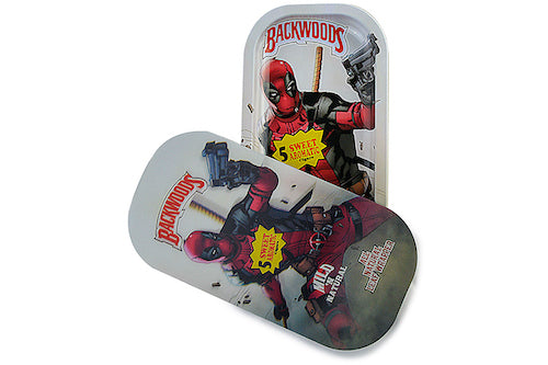 Slim 3D Holographic Metal Rolling Tray w/ Magnetic Lid