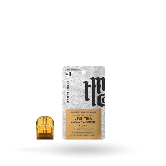 THCa Pod Refill Live Resin Liquid Diamonds: Gelato (Hybrid) - 1g