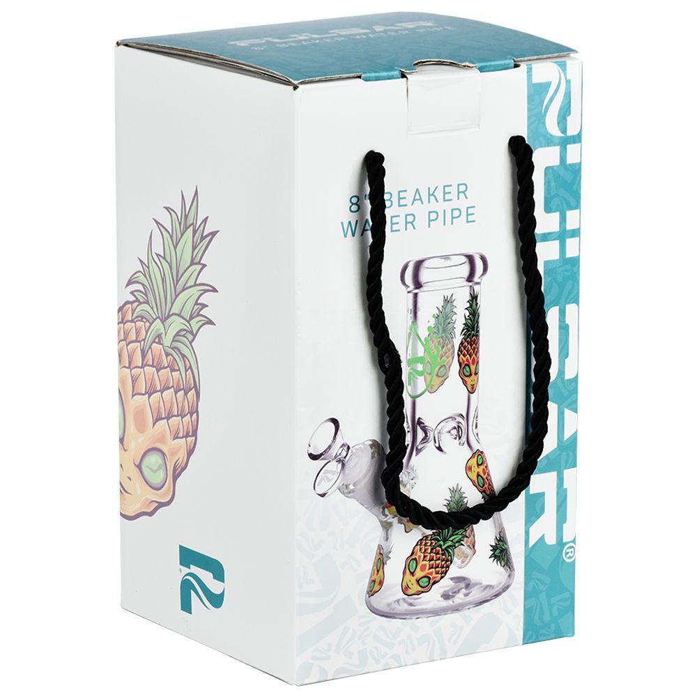 Pulsar Pine alien Design Series Glass Beaker Water Pipe