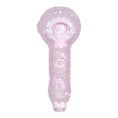 Load image into Gallery viewer, Milkyway Buddha Sandblasted Glass Spoon Pipe | 4.5"
