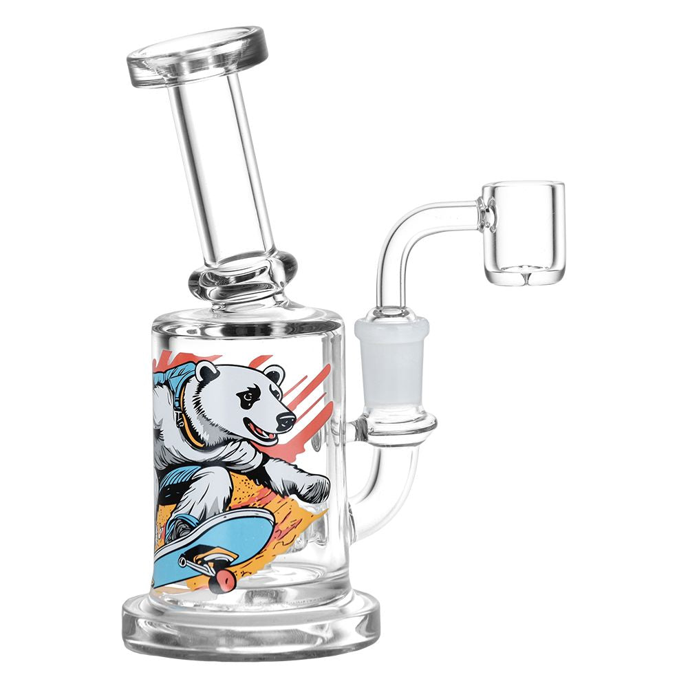 Sub-Zero Shredder Polar Bear Glass Dab Rig