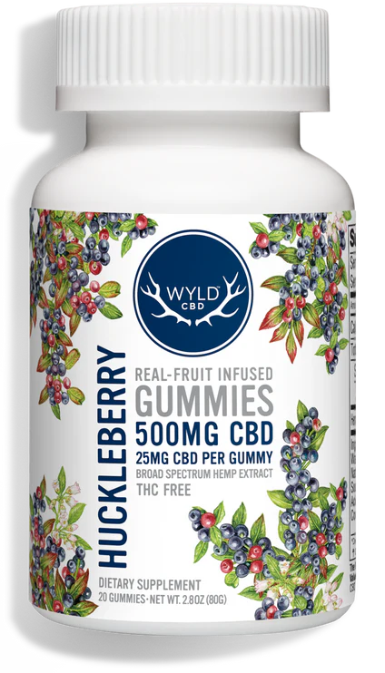 WYLD  CBD Real Fruit Infused CBD Gummies (50MG - 1000MG)