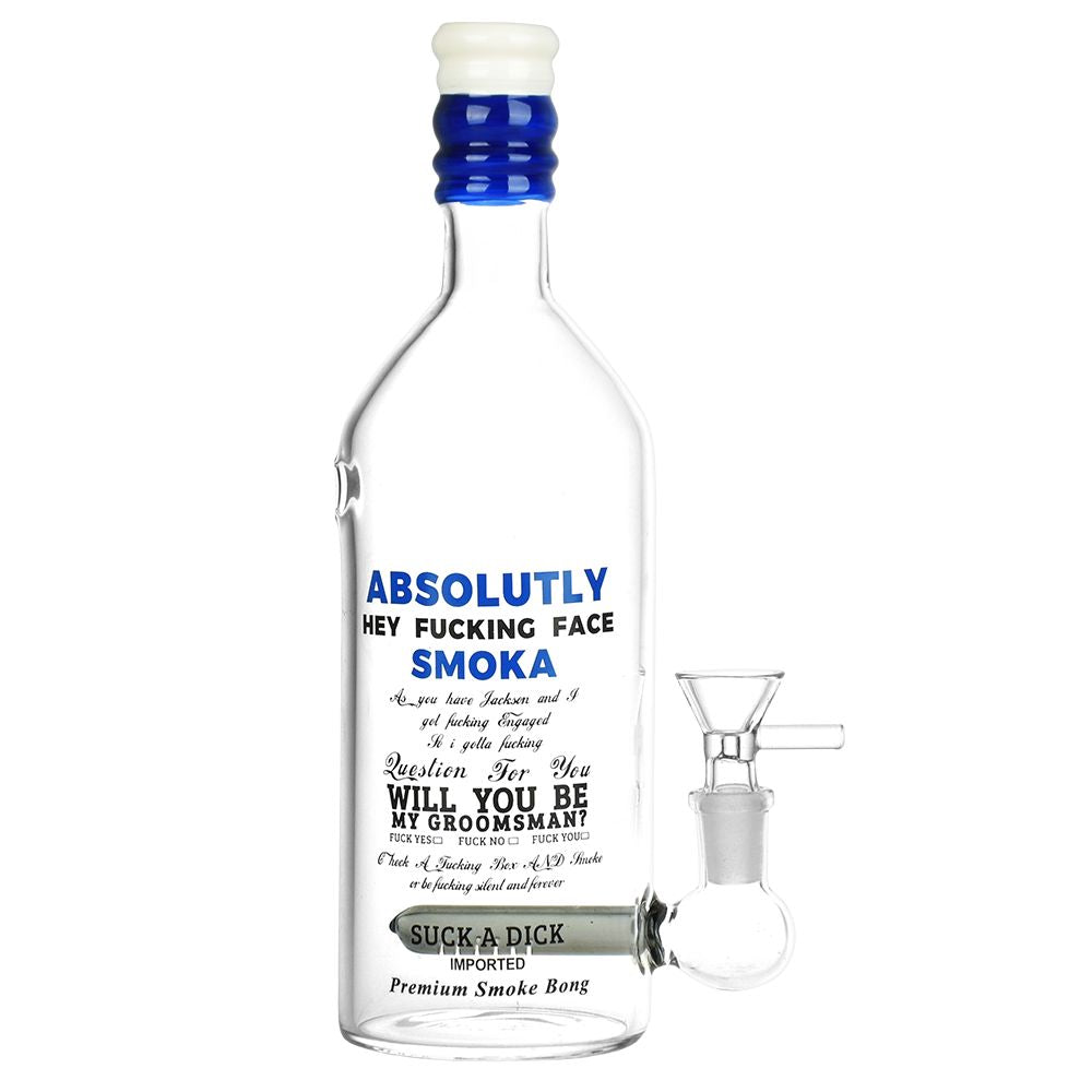 Vodka Bottle Glass Water Pipe