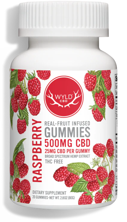 WYLD  CBD Real Fruit Infused CBD Gummies (50MG - 1000MG)