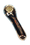 Cargar la imagen en la vista de la galería, Ancient Creations Ceramics Spoon Hand Pipe – Brass Screen – Made in USA
