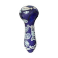 Cargar la imagen en la vista de la galería, Dogg Lbs Engraved Hazely Glass Spoon Pipe - 4" / Colors Vary
