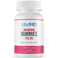 Load image into Gallery viewer, cbdMD Broad Spectrum CBD PM Sleep Gummies Raspberry - 750MG, 60ct
