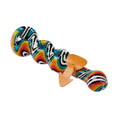 Laad de afbeelding in de Gallery-viewer, Cheech Glass 5.5" I'm Here To Party Triple Bowl Hand Pipe
