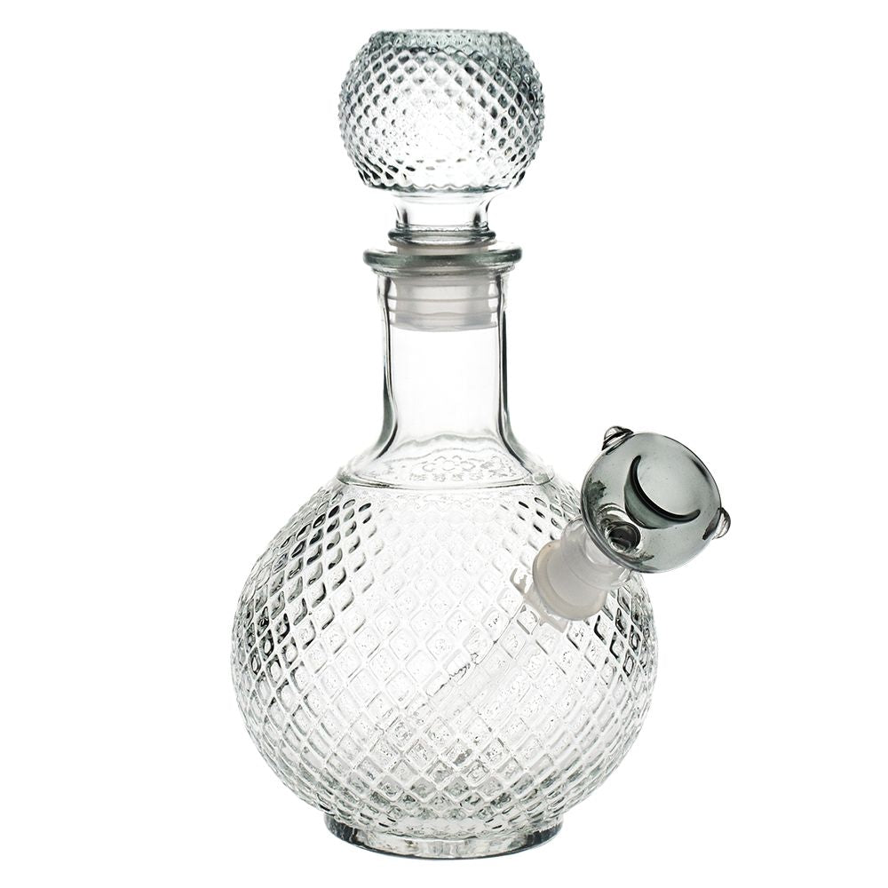 Vintage Decanter Style Glass Water Pipe