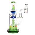 Laad de afbeelding in de Gallery-viewer, Pulsar The Power Of Flower Dab Rig Set w/ Carb Cap | 9" | 14mm F
