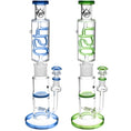 Cargar la imagen en la vista de la galería, Pulsar 420 Design Glycerin Stacker Water Pipe | 13.75" | 14mm F
