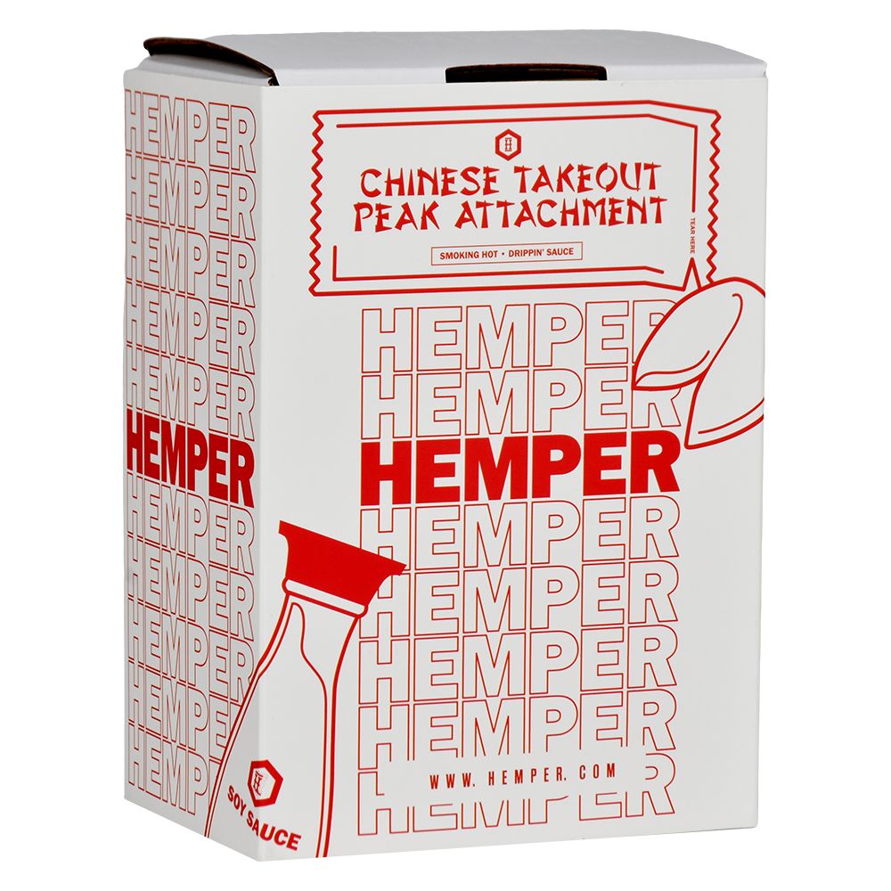 Hemper Chinese Takeout Glass Attachment for Puffco Peak