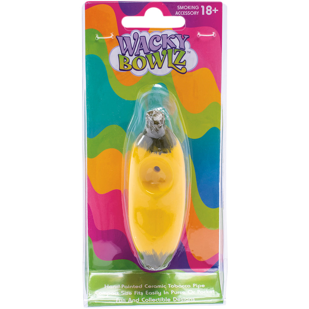 Wacky Bowlz Banana Ceramic Hand Pipe | 3.5"