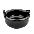 Load image into Gallery viewer, Black Cereal Bowl Pipe
