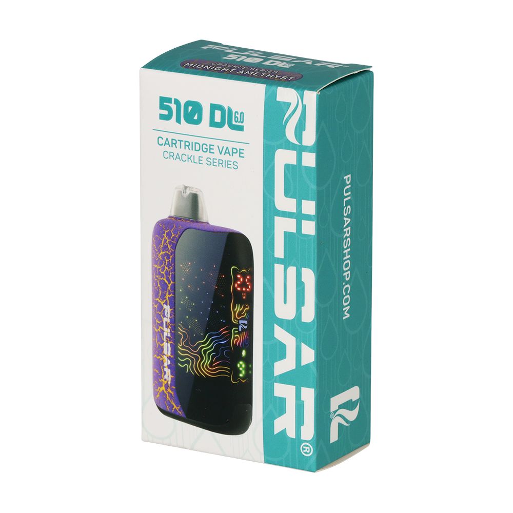 Pulsar 510 DL 6.0  LCD Screen Vape Bar | Crackle Series | 1000mAh