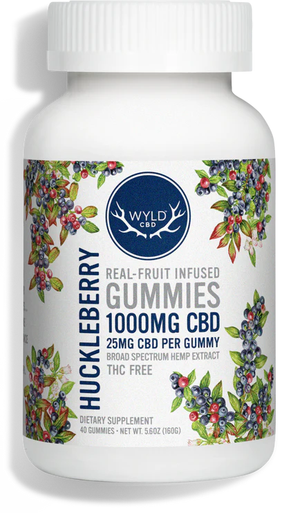 WYLD  CBD Real Fruit Infused CBD Gummies (50MG - 1000MG)