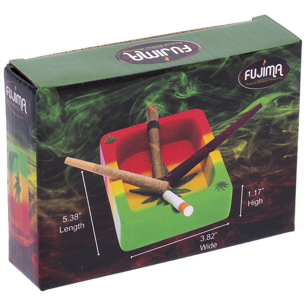 Fujima Rasta Hemp Leaf Ashtray