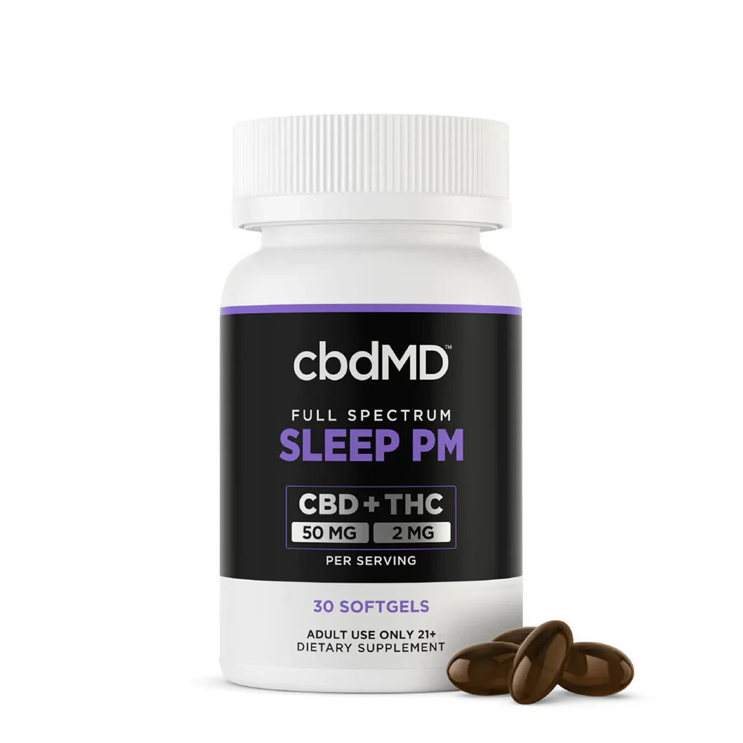 cbdMD CBD Sleep Softgels - 1500MG (Broad or Full Spectrum)