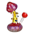 Cargar la imagen en la vista de la galería, Mushroom Collective Bent Neck Glass Water Pipe - 5.25" / 10mm F
