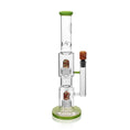 Load image into Gallery viewer, High Society | Gemini Premium Wig Wag Waterpipe (Green)
