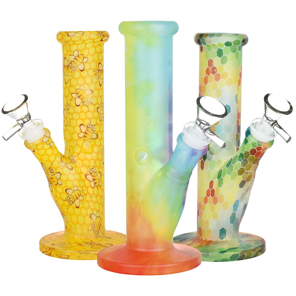 Bohemian Blend Straight Tube Glass Water Pipe