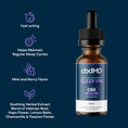 Load image into Gallery viewer, cbdMD CBD PM Oil Drops 30mL Mint - 1500MG
