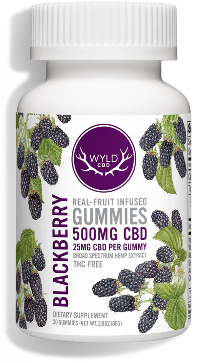 WYLD  CBD Real Fruit Infused CBD Gummies (50MG - 1000MG)