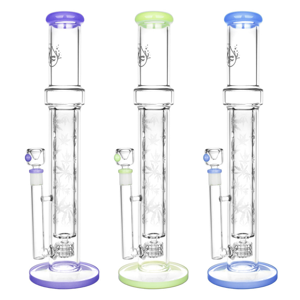 Pulsar Double Wall Perc Tube Water Pipe | 16.75" | 14mm F