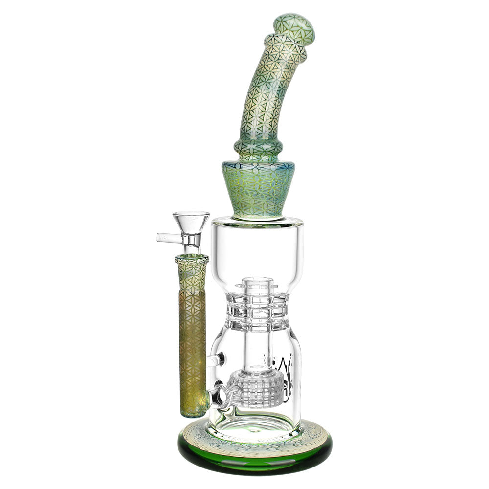 Pulsar Flower of Life Water Pipe | 12.25" | 14mm F