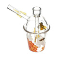 Load image into Gallery viewer, Buzzin' Bee Glass Cup Bubbler
