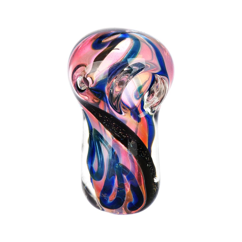 It's a Swirled World Glass Spoon Pipe