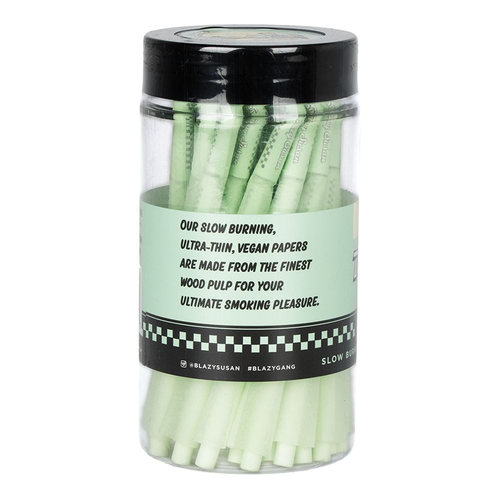 Blazy Susan Green Pre-Rolled Cones - 1 1/4" (50CT JAR)